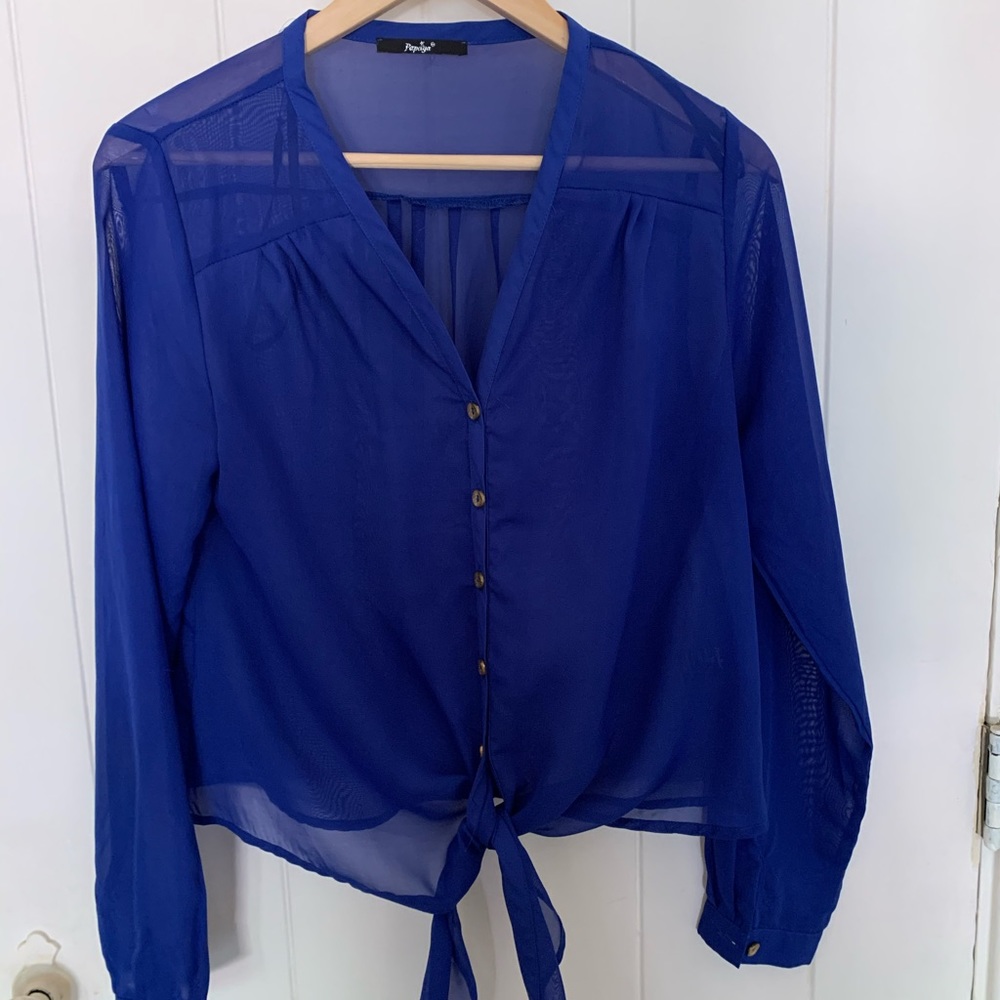 Papaya blue shirt